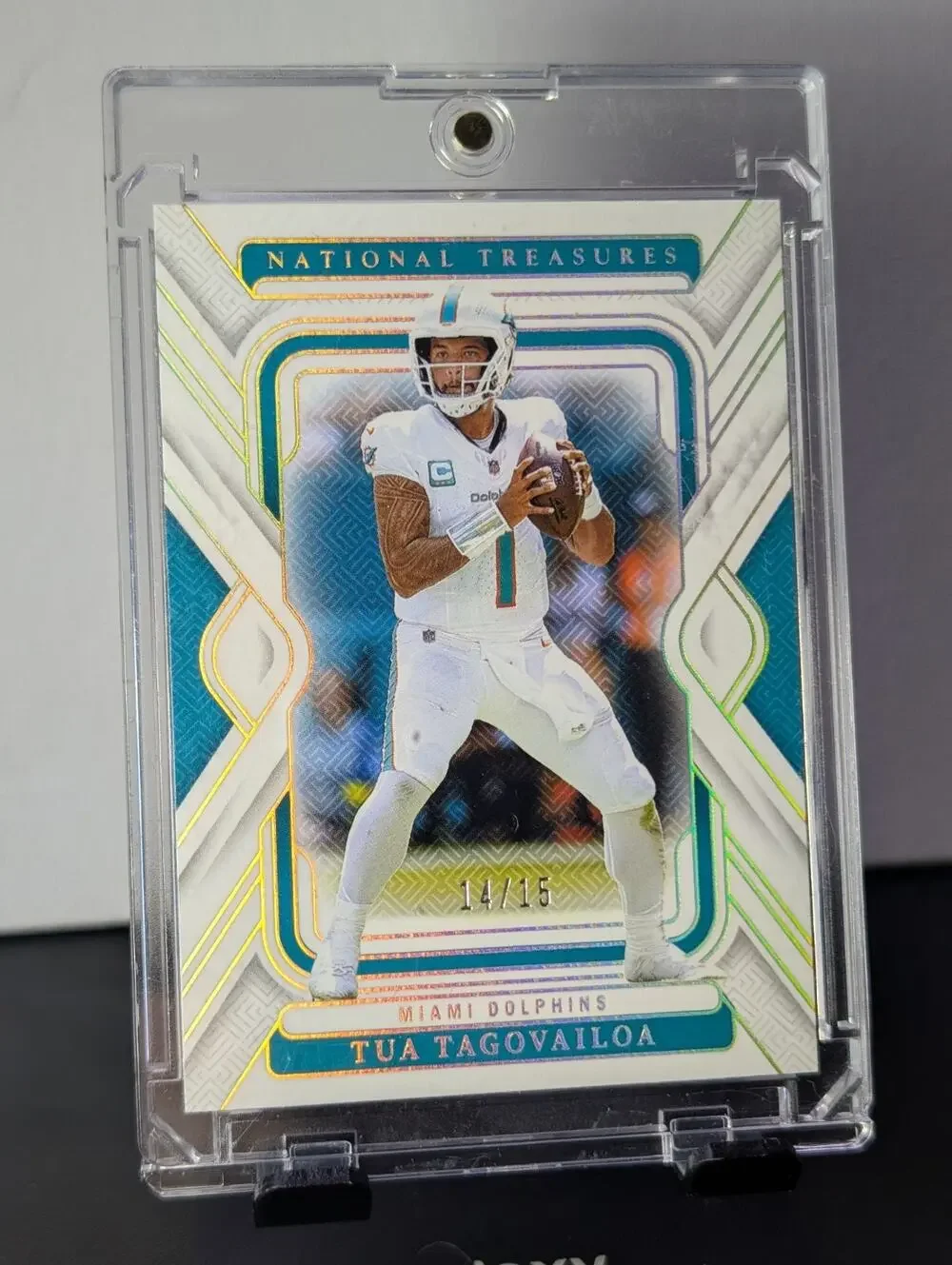2024 National Treasures Tua Tagovailoa /15 Dolphins #61 Low Numbered